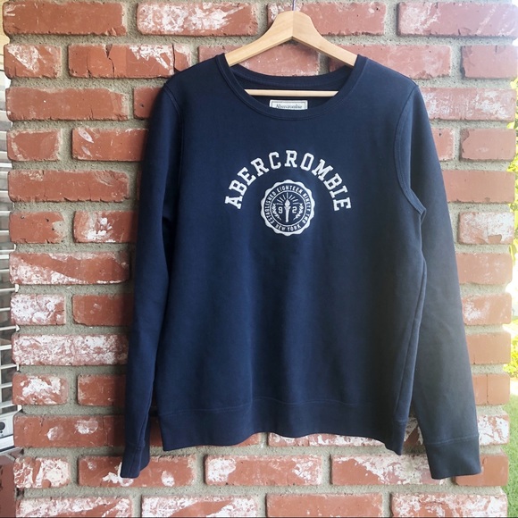 navy blue graphic hoodie